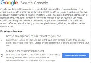 Google Thin Content Penalty